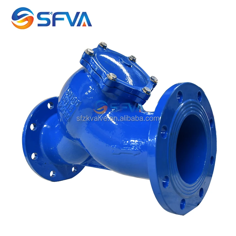 SFVA BRAND GOOD QUALITY GGG50 PN16 DIN F1 Ductile iron DN100 DN150 y type strainer