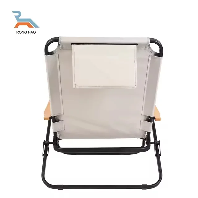 High Quality Outdoor Portable Four-position Adjustable Backrest with Pillow Folding Beach Chairs