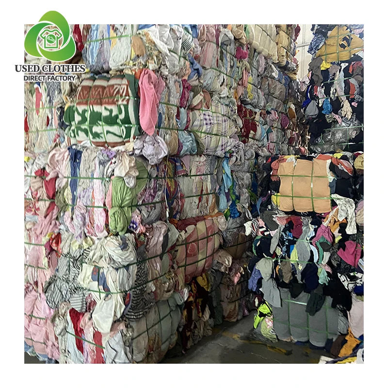 Mixed Recycled Second Hand Used Bed Sheets and Towel Cotton Rags Recycling Machine Textile Waste Scraps Cleaning Rags