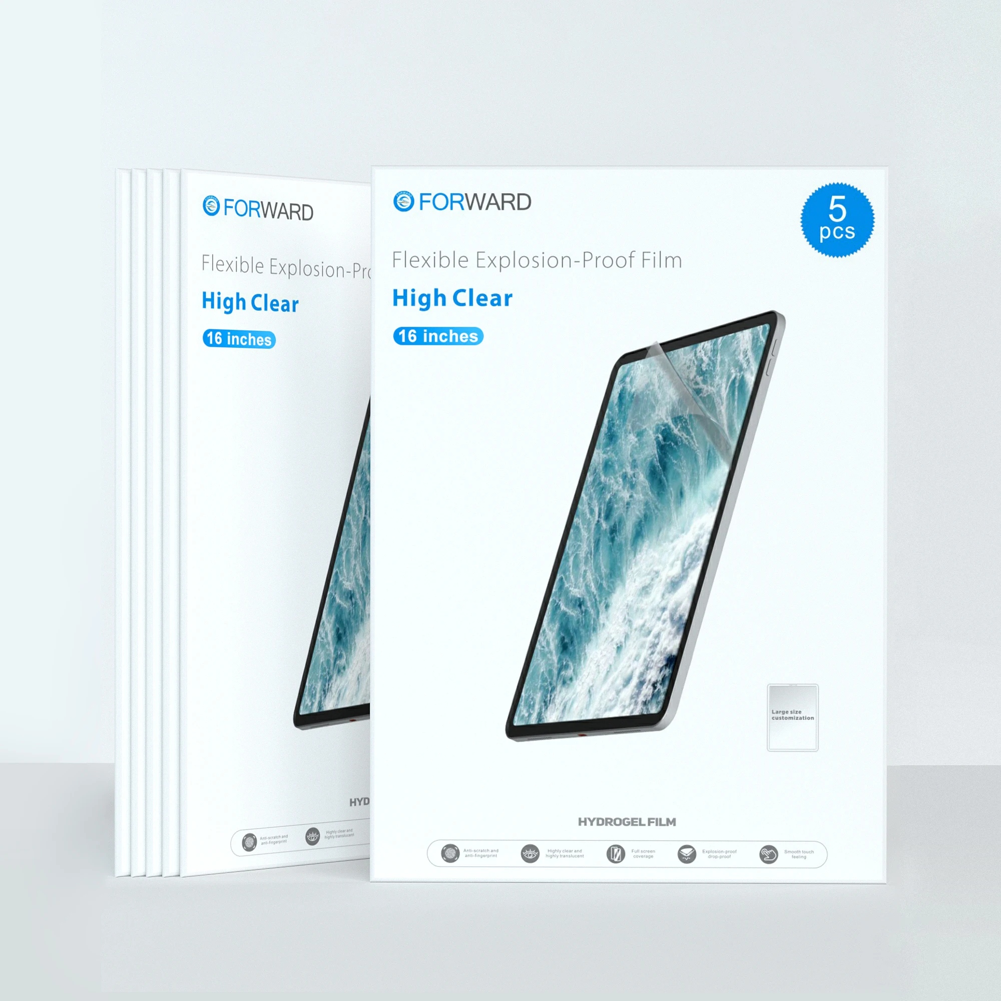  FORWARD 16-inches Big Flexible Explosion-Proof Screen Protector Film For Protecting ipad Huawei MI Samsung