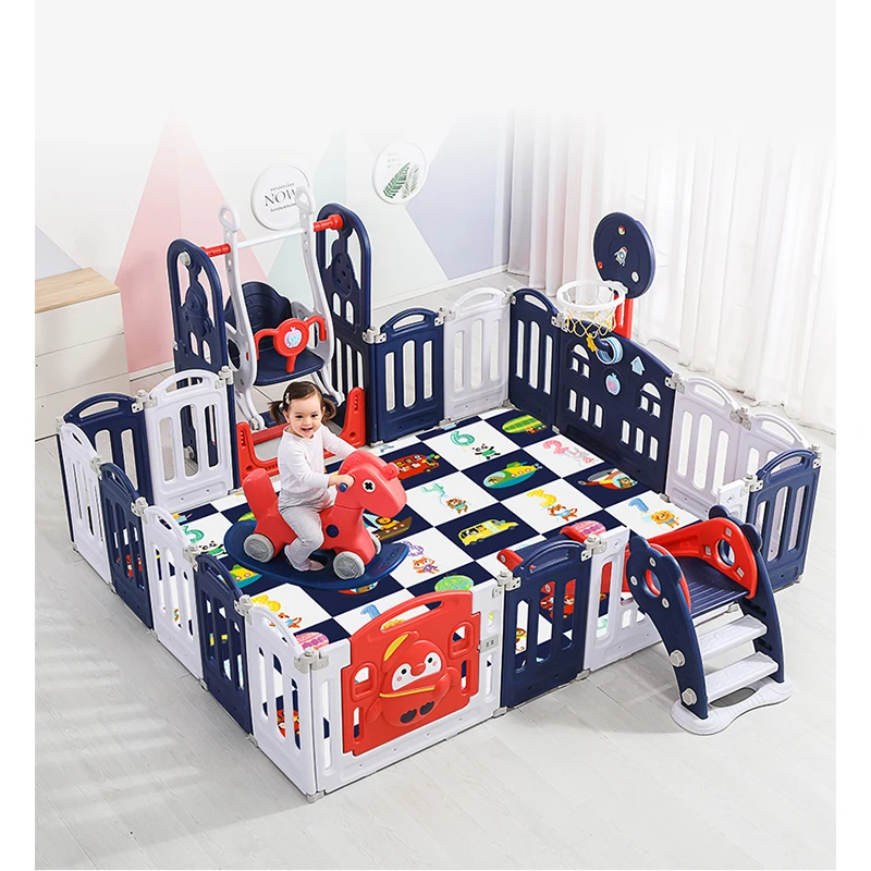Custom Durable Using Low Price High Color Play Playpen Baby Toy Plastic Fences For Kids