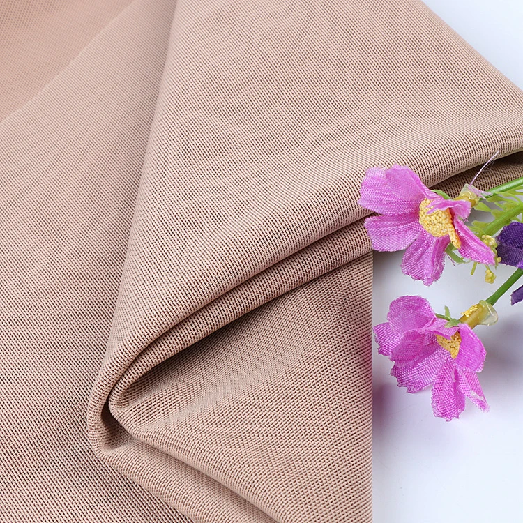 70 gsm nylon spandex nude mesh stretch fabric for sexy lingerie