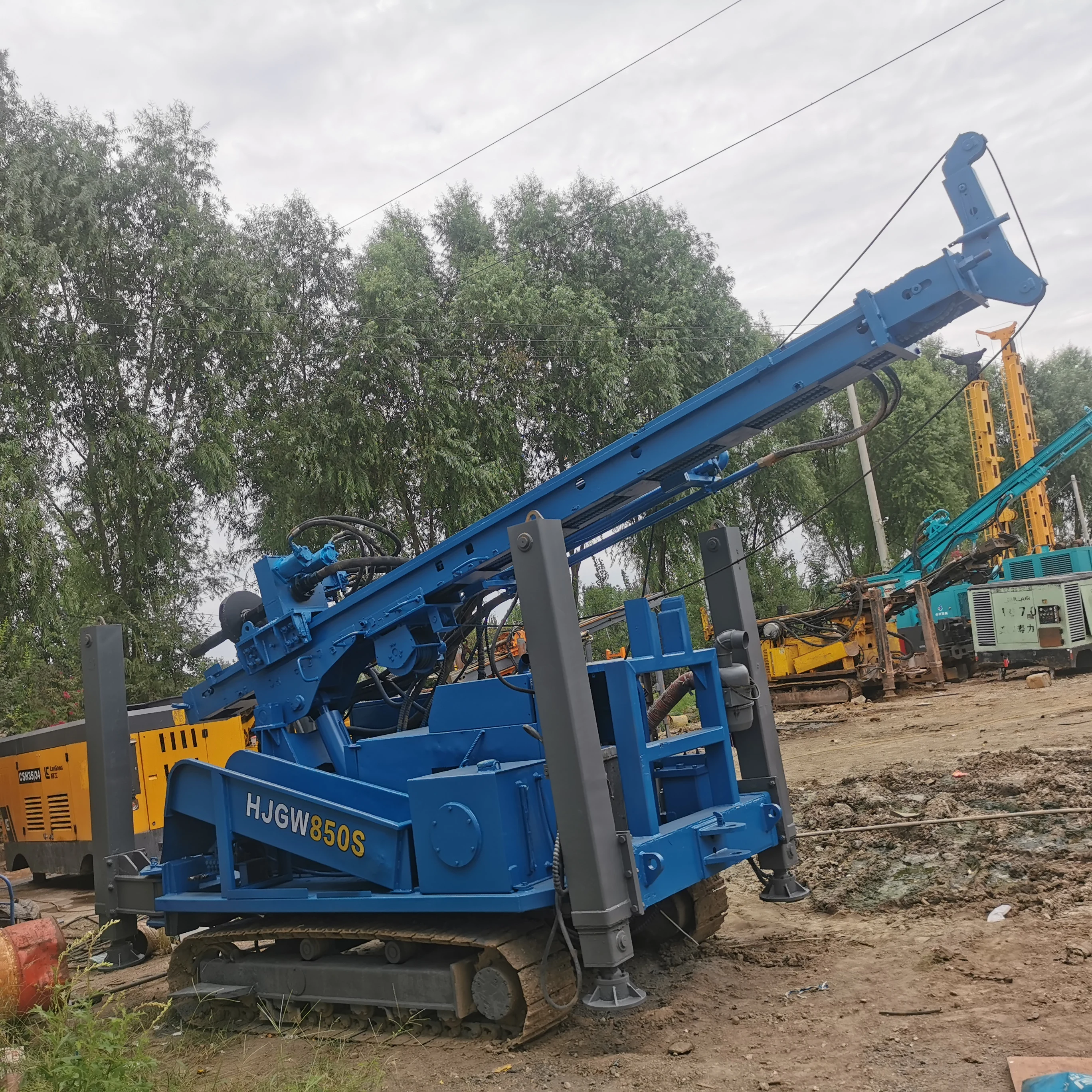 200m second-hand 4.5m tower water well drilling rig used borehole machine borewell drilling rig