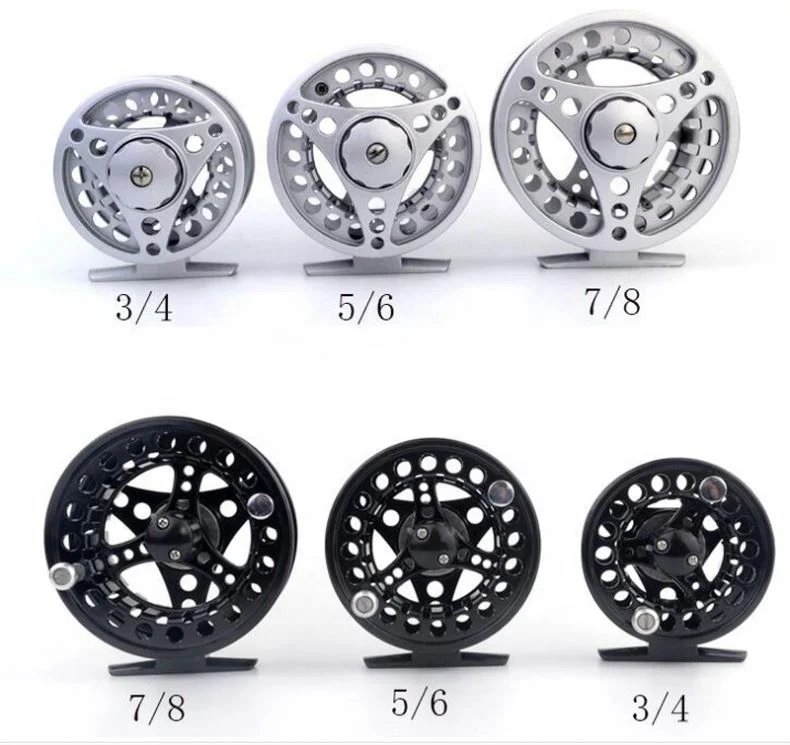 CASTSOON 3/4 5/6 7/8 Sizes Full Metal High Quality Aluminum Alloy Wheels All Fly Fishing Tools Reel