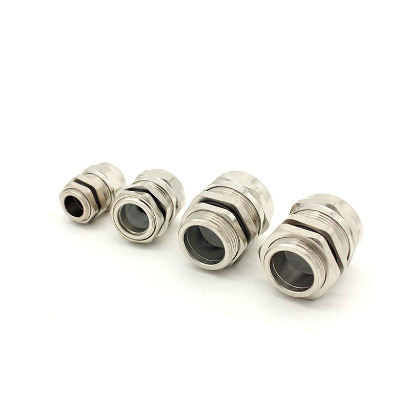 G1/2 Waterproof IP68 Brass Cable Gland Price Metric Metal Cable Connector for 5- 10mm Cables Manufacturer ROHS CE  Wire Joint