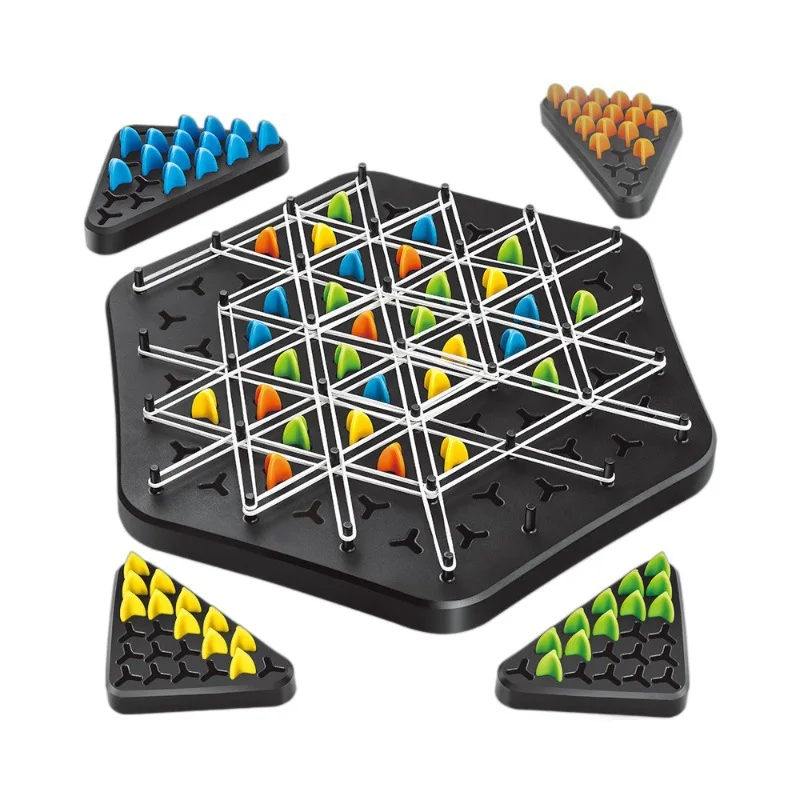 2024 New Item Tik Tok Chain Chess Set Family Party Leisure Decompression Adults Children Board Game Thinking Educational Toy