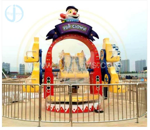 Fairground Attraction Rotating Ride Amusement Park Products Customized Products Happy Clown Ride For Sale game machine