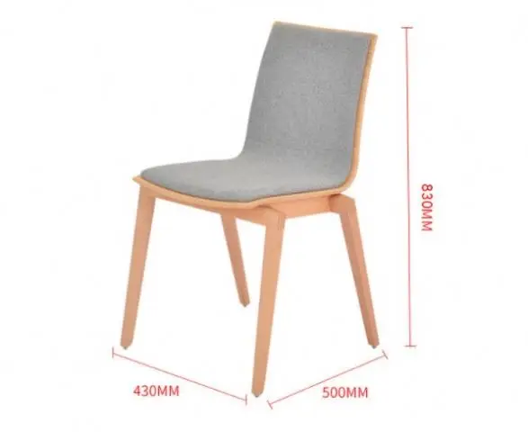 Hot Selling Factory Made Chair North Europe Simple Style Design Modern Wooden Dining Chairs For Sales