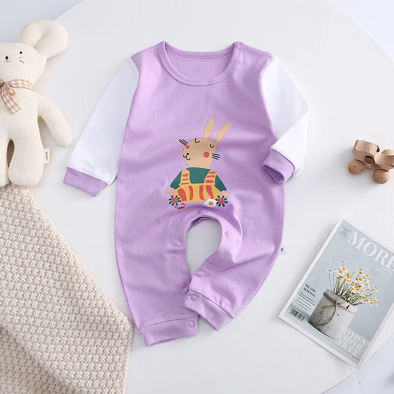 new arrival manufacturer clothes rompers jumpsuit private logo label cartoon baby romper
