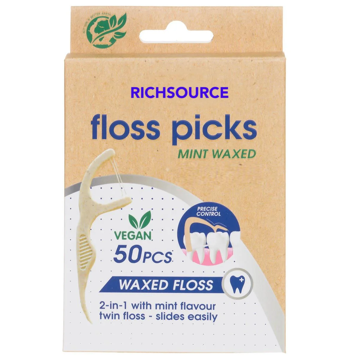 factory export 100% Biodegradable Pla Handle Toothpick biodegradable floss Corn Fiber Tooth Floss Pick Dental Floss Pick