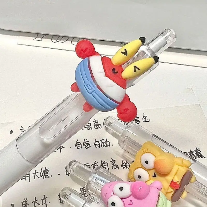 New Design School Office Stationery Cartoon SpongeBob SquarePants Black Ink Gel Pen