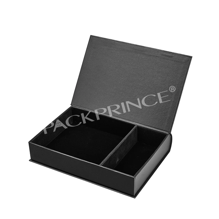 Book shaped luxury custom logo printed herbal tea canister tin can paper flower tea jar packaging box magnetic closure