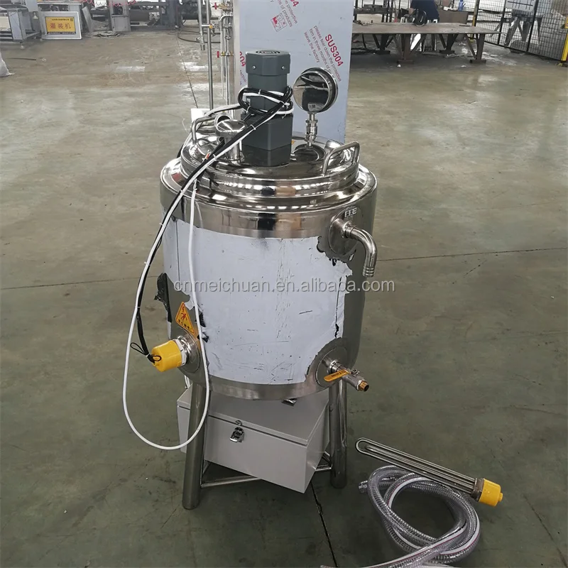 Cheese Processing Machine Milk Cooling Tank 1000 Liters Mini Dairy