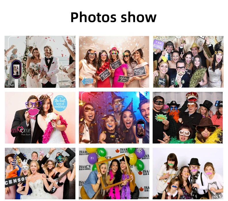 Киоск для фотобудки 40 дюймов с принтером и камерой фотобудка сенсорным экраном зеркалом свадебная