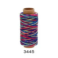 Хит продаж, разноцветные хлопковые нитки ручной работы, плоские восковые нитки