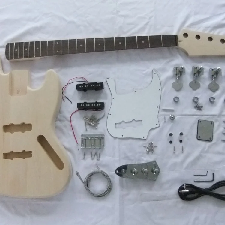 Lightweight Semi-finished Acoustic Electric Guitar Basswood Durable Electric Guitar Diy Kit