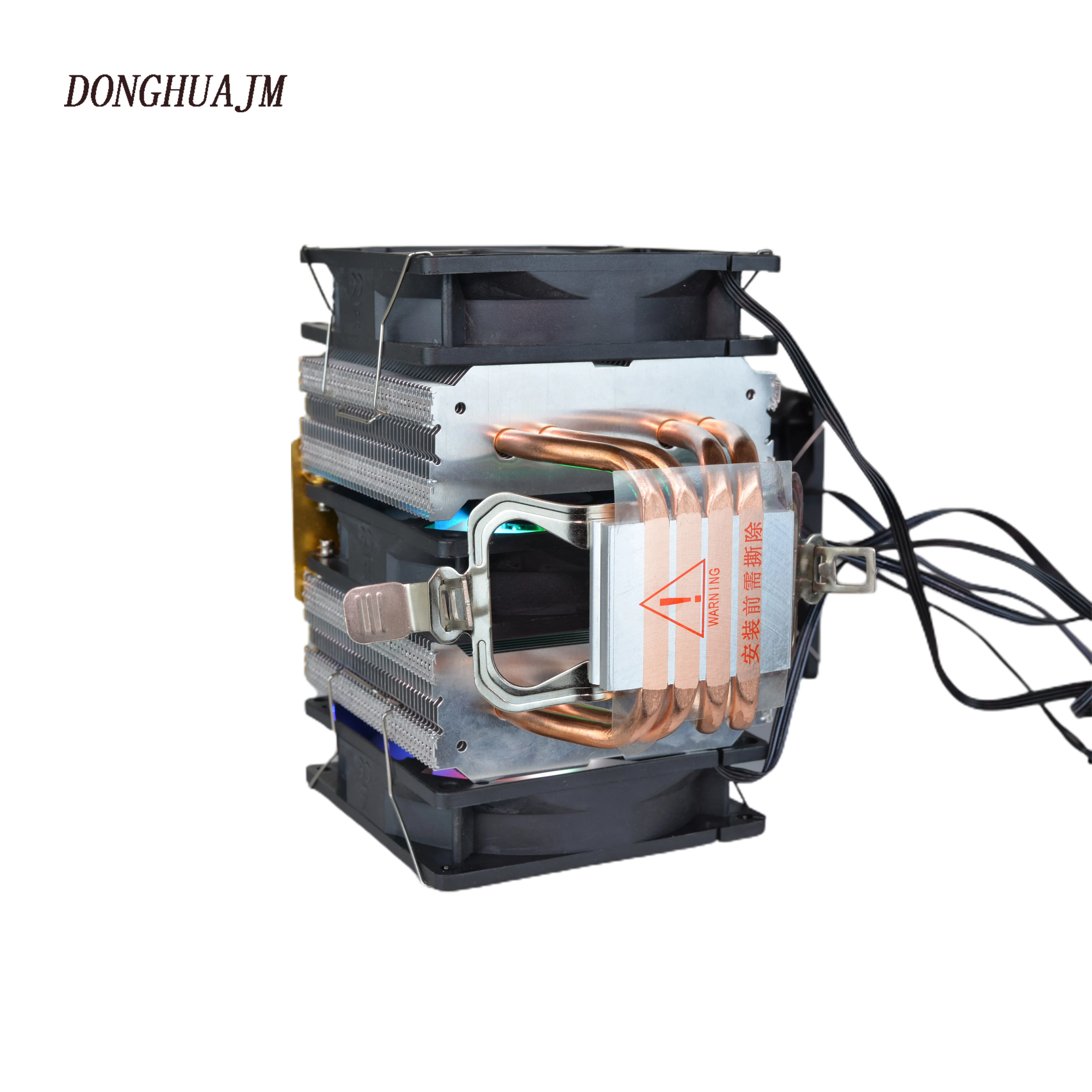 По индивидуальному заказу 12v 4-проводной мощности интерфейс Rgb процессорный кулер для core