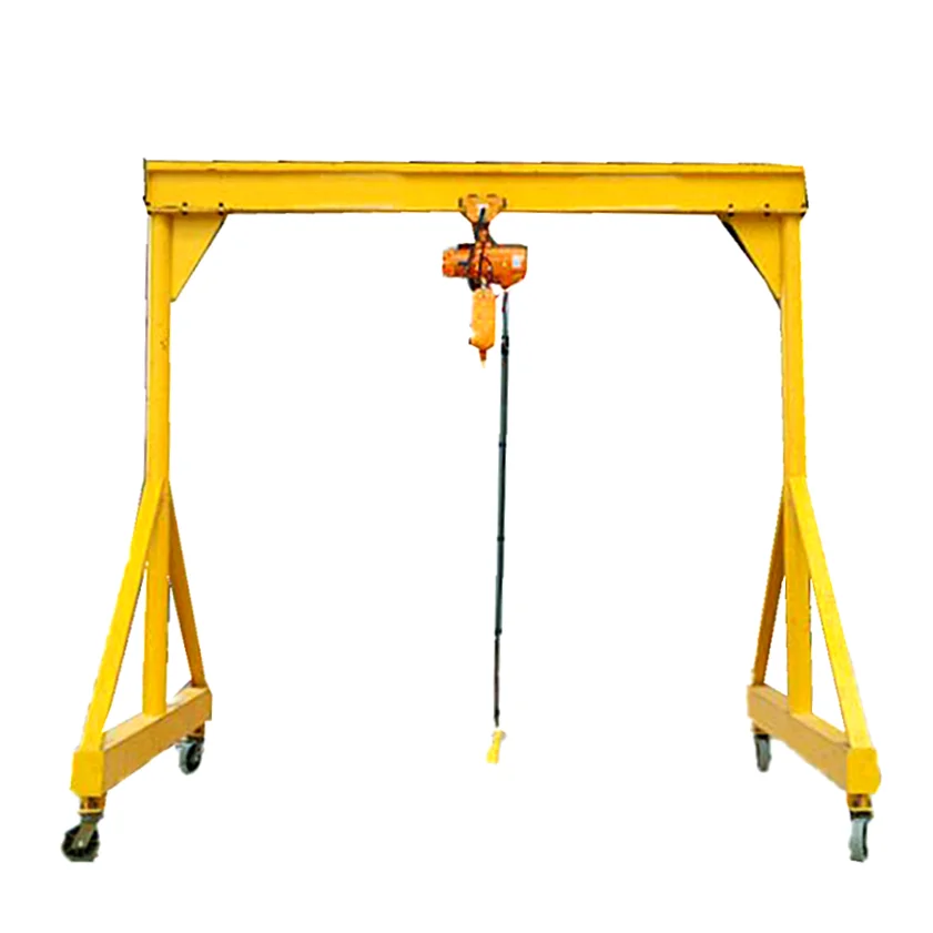 OEM 1 тонна 2 тонны 5 подъемная нагрузка Электрический мобильный небольшой портативный козловой кран с подъемником
