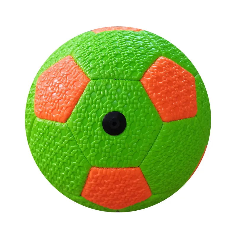 Entertainment gifts 2.5mm pvc kids woven pattern green color size two mini toy football