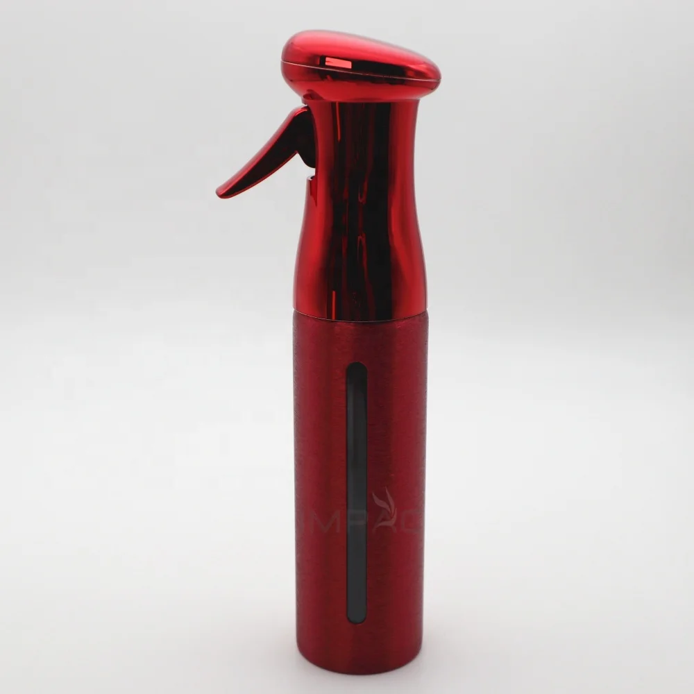 250ML shiny metal salon hair water spray continuous mist bottle