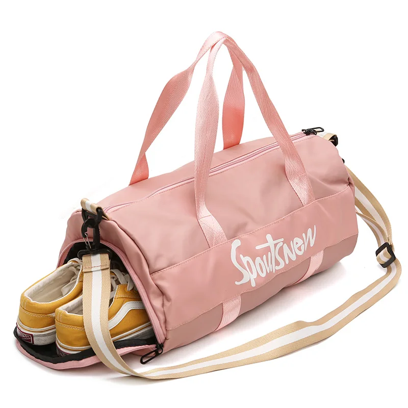 Travel Bag For ladies Sports Gym Bag Travel Duffel Bag with Dry Wet Pocket & Shoes Compartment for Women and Men