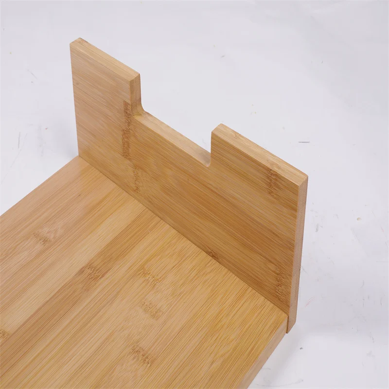 
Premium 100% Bamboo Computer Desk Laptop Desk Organizer in Office 