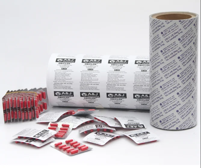 Paper/adhesive/Alu/HSL Peel off Blister Foil Child Resistant Packaging