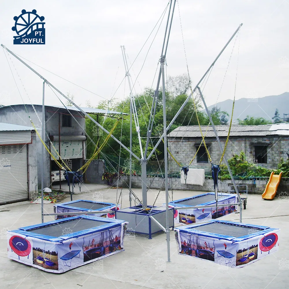 Евро банджи-батут с трейлером парк аттракционов оборудование аттракционы для продажи