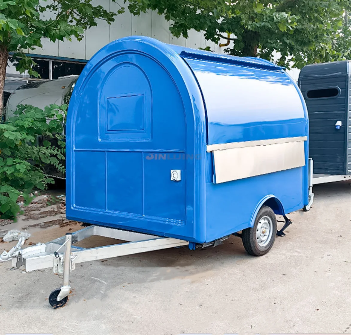 Fully Equipped Food Truck for Sale Europe Customized Concession Bubble Tea Coffee Vending Cart Food Trailer