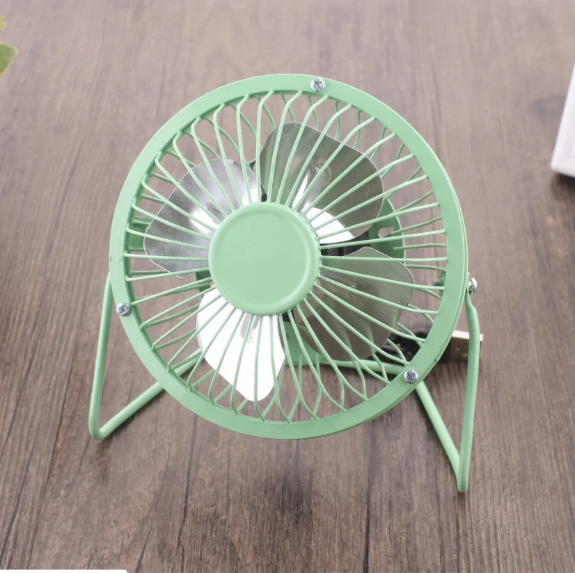 Hot Selling 6 Inch Metal Frame Desk Desktop Mini USB Fan