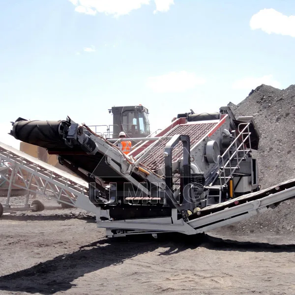 Portable River Stone Vibrator Screener Mobile Vibration Screen For Silica Sand Screening Plant Price