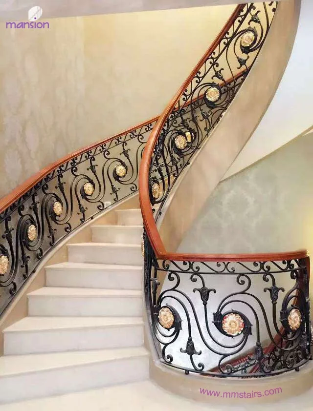 Декоративная балюстрада, железная лестничная балюстрада