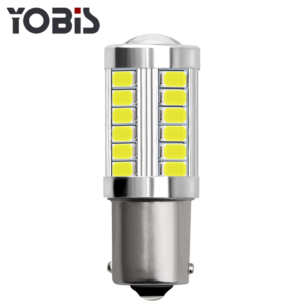 
Yobis Universal Car 5630 33SMD Auto Canbus Turn Signal Bulbs 1156 LED Car Lights with Multiple Styles 