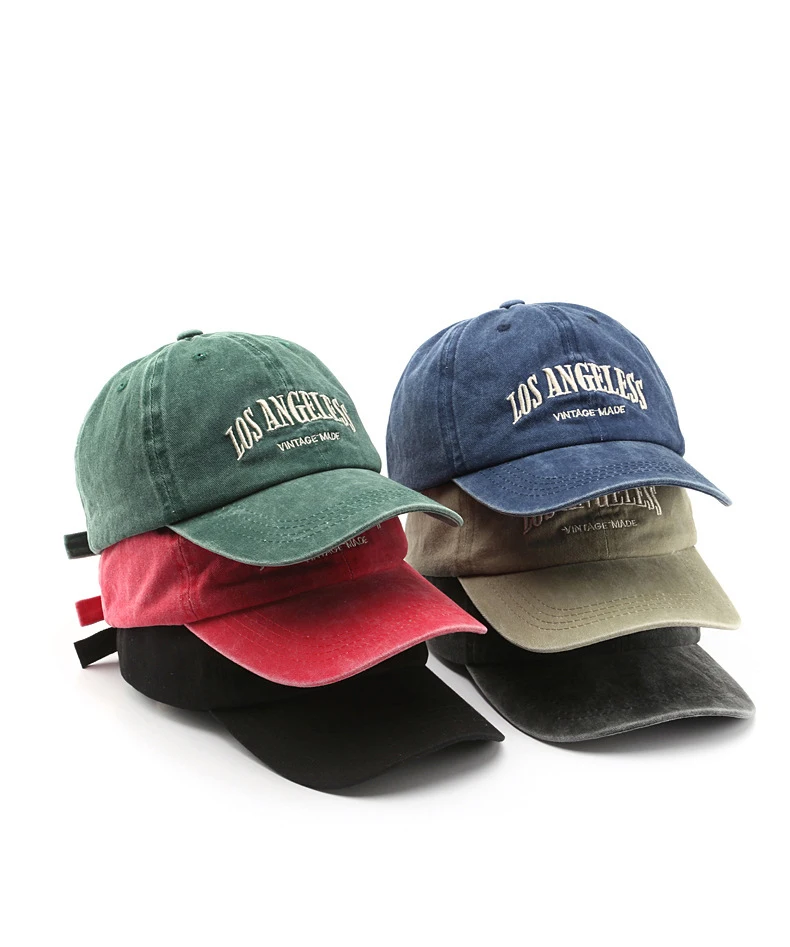 100% Cotton Wholesale Design Adjustable Embroidery Los Angeles Baseball Cap For Women