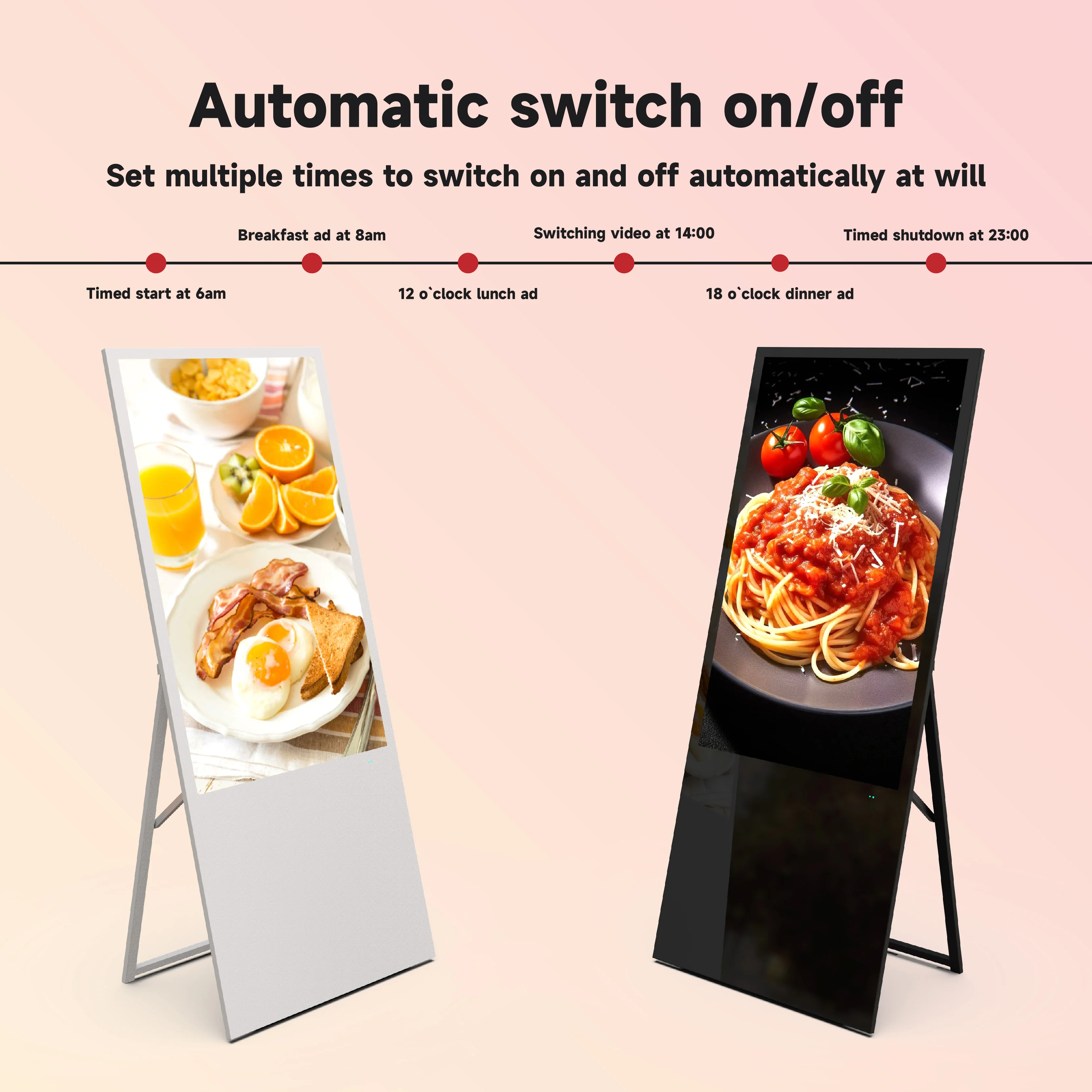 4K FHD 43 Inches Android System Indoor Vertical Touch Screen WiFi USB LCD Display Independent Digital Poster Advertising Player