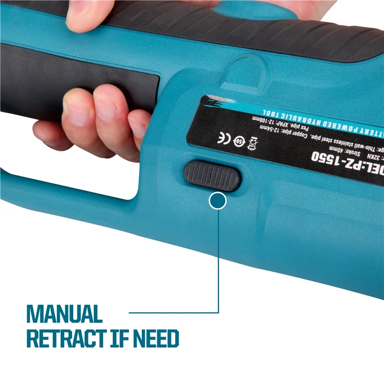 Zupper CZ-1550 Electric Pex Pipe Copper Pipe Crimping Tool Plumbing Tool