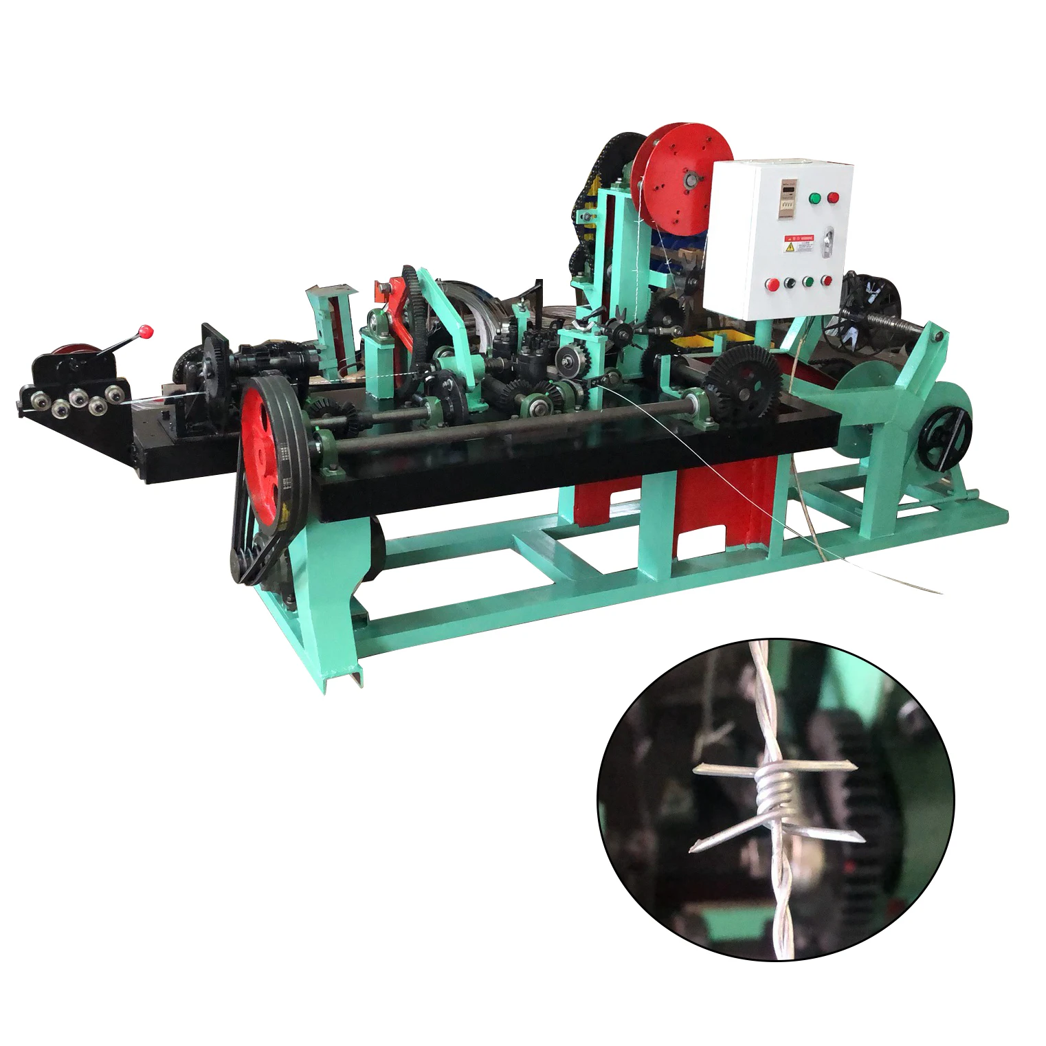 2022 year Best price double wire positive negative twist barbed wire making machine manufacturer
