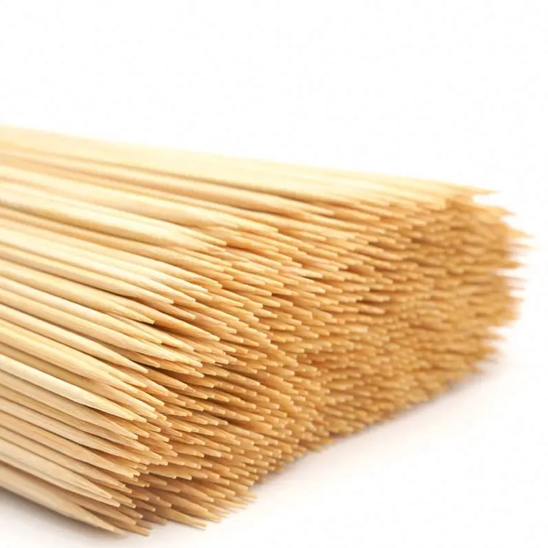 High quality disposable Diameter 2mm 3mm 4mm China wholesalebbq circle skewer 45cm