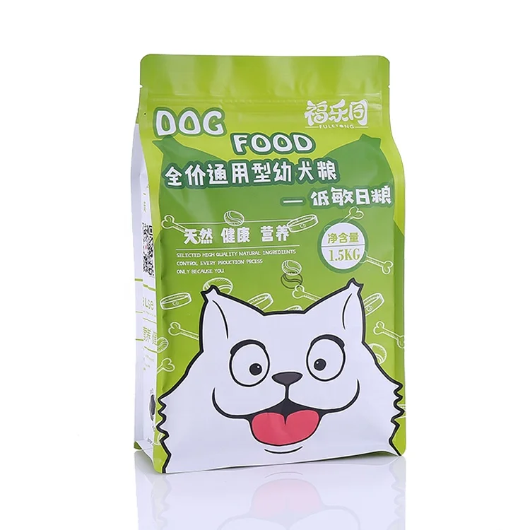 5kg 10kg 20kg Heavy Duty Laminated Dog Cat Animal Package Pet Food Storage Packaging Bag Aluminium