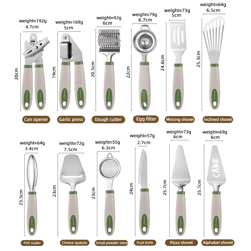 Hot selling 22pcs kitchen cooking tools kitchenware gadgets utensils set kitchen accessories tool stainless steel home cooking