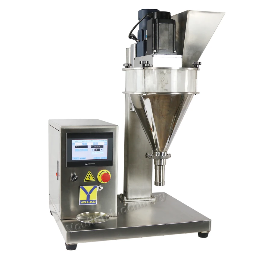 DF-B Electric High Precision 0.5-300g Small Spice Toner Powder Auger Bottle Weighing Filling Machine