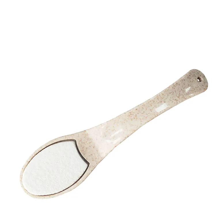 Good selling Professional Wheat Straw Handle Hard Dead Skin feet Callus Remover Pedicure Rasp Sanding Foot File