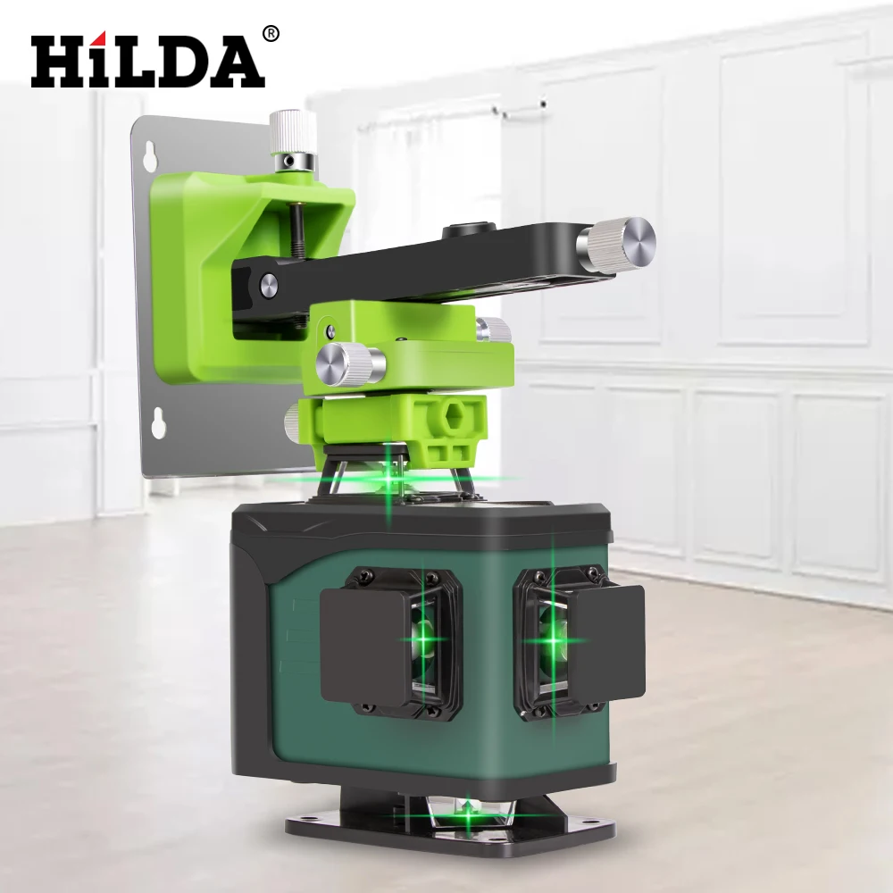  Laser Level 16 lines green line 4D Self-Leveling 360 Horizontal And Vertical Super Powerful Beam laser