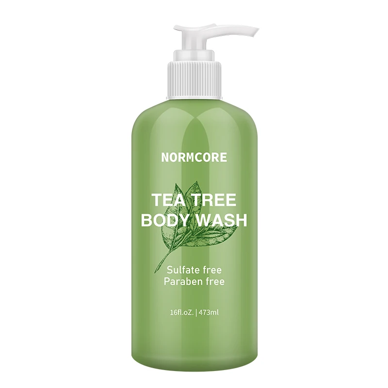 Liquid Soap OBM Therapeutic Mint Remedy Soap Body Wash Perfume Wash & Body Green Tea Tree Peppermint Aloe Vera Shower Gel 500ml