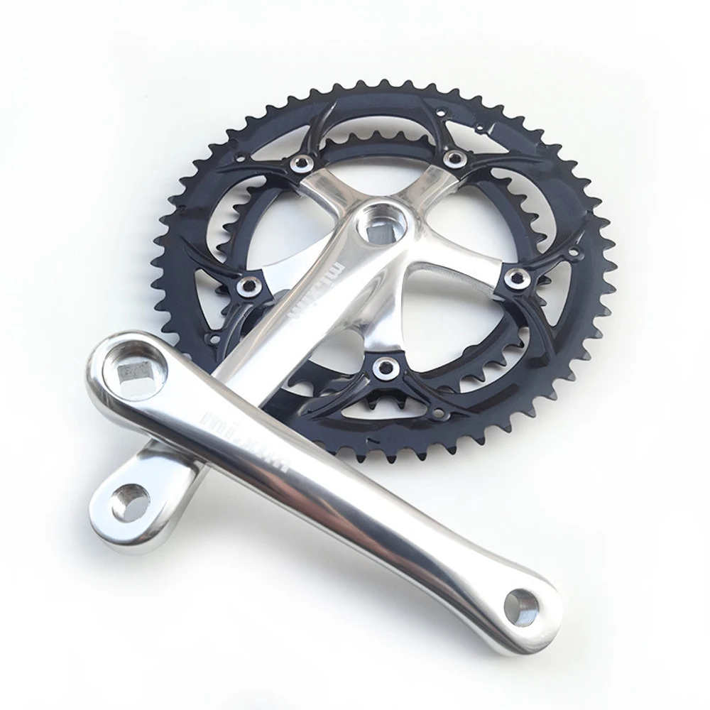 BMX 39-53T Double Chain Sprockrt Bicycle Crank & Chainwheel for Folding Bike Road Bike Bicycle Parts Cranksets