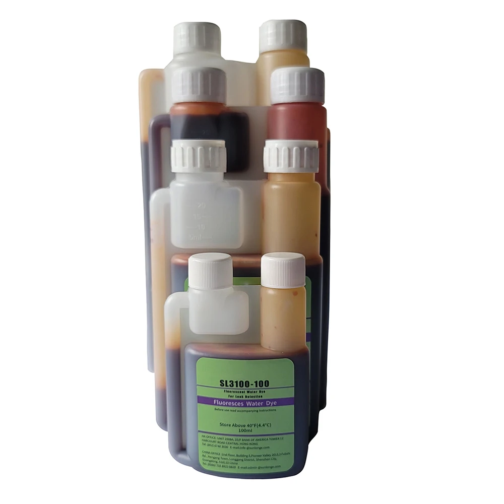 UV reactive leak detection Liquid Fluid Dye UV Leak and tracing dye UV Water Tracer Dye  for water leak detection