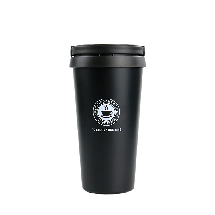 500ml Double Wall Stainless Steel Vacuum Flasks Car Thermo cup Coffee Tea Cup Travel Mug Business Thermos Bottle Thermos Tumbler