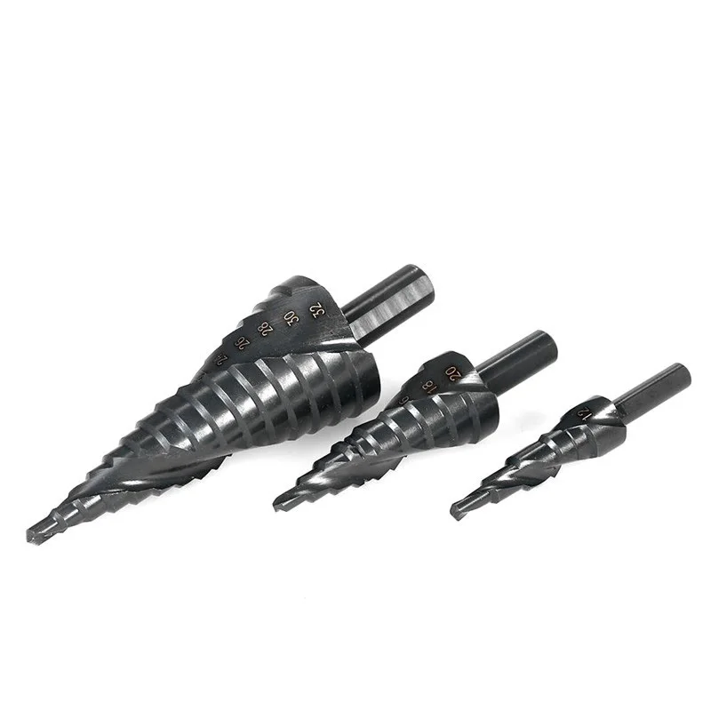 HSS Cobalt M35 Spiral Flute Step Drill Bits for Sheet Metal