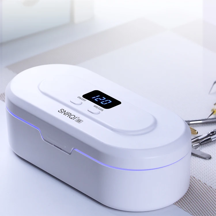 8 Watt Nail Tools Sterilizer UVC LED Sterilizer Box for Manicure Tools CE ROHS FCC Mini Salon Art Manicure Disinfection Nail Box