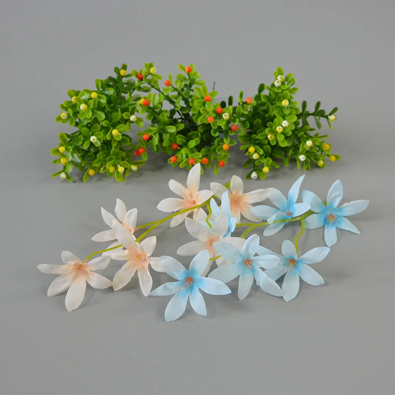 5CM Artificial Silk Orchid Cattleya Flower Head For Diy Wedding Home Garland Headwear Wearth Decorative Accessory Props